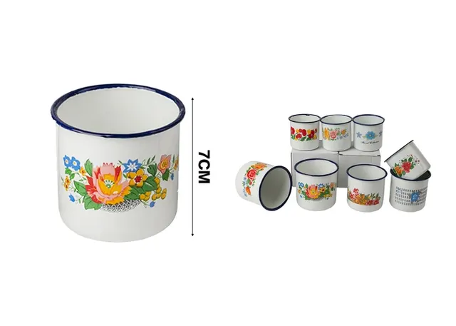 Serie esmaltada, 7 cm