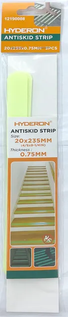 Accesorios antideslizantes, 20 × 235 × 0,75 mm, 3 piezas