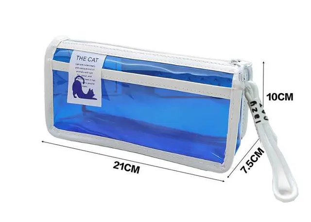 Bolsa de lápices, color azul, modelo 120883