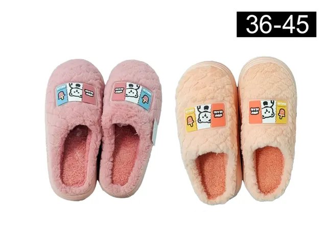 Pantuflas de algodón para hombre y mujer, modelo 141673