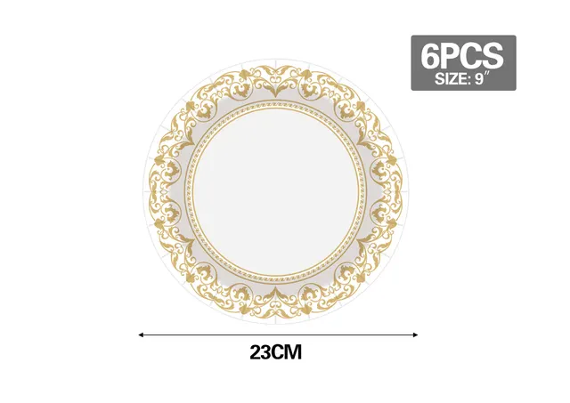 colección floral, 9 pulgadas, 6 piezas