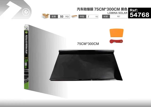 pegatinas de coche, 75 cm, 300 cm, color negro