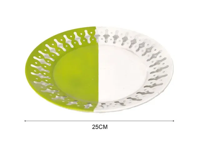 Frutero de hierro, modelo DM0638, colores verde y blanco