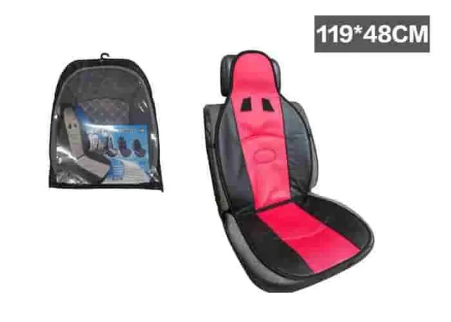 Fundas de asiento, modelo HL8079, 119 × 48 cm, colores rojo y negro