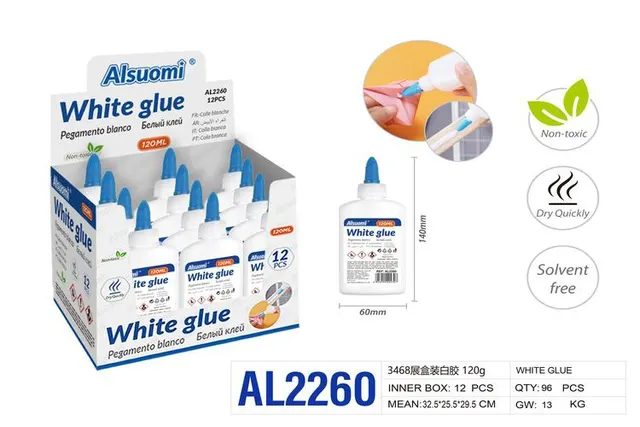 pegamento, 120 g, color blanco