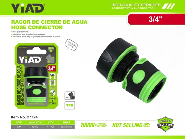 Conectores plásticos para tubería de agua, ref. 27724