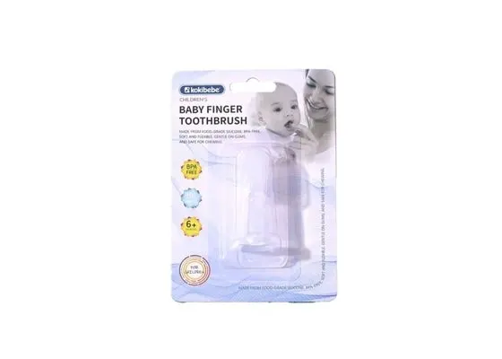 Cepillo dental de dedo para bebé, modelo 872896