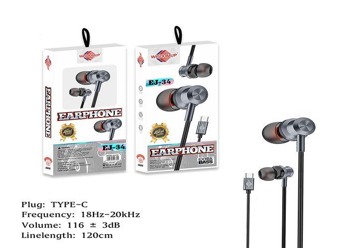 cable de auriculares, modelo EJ-34A