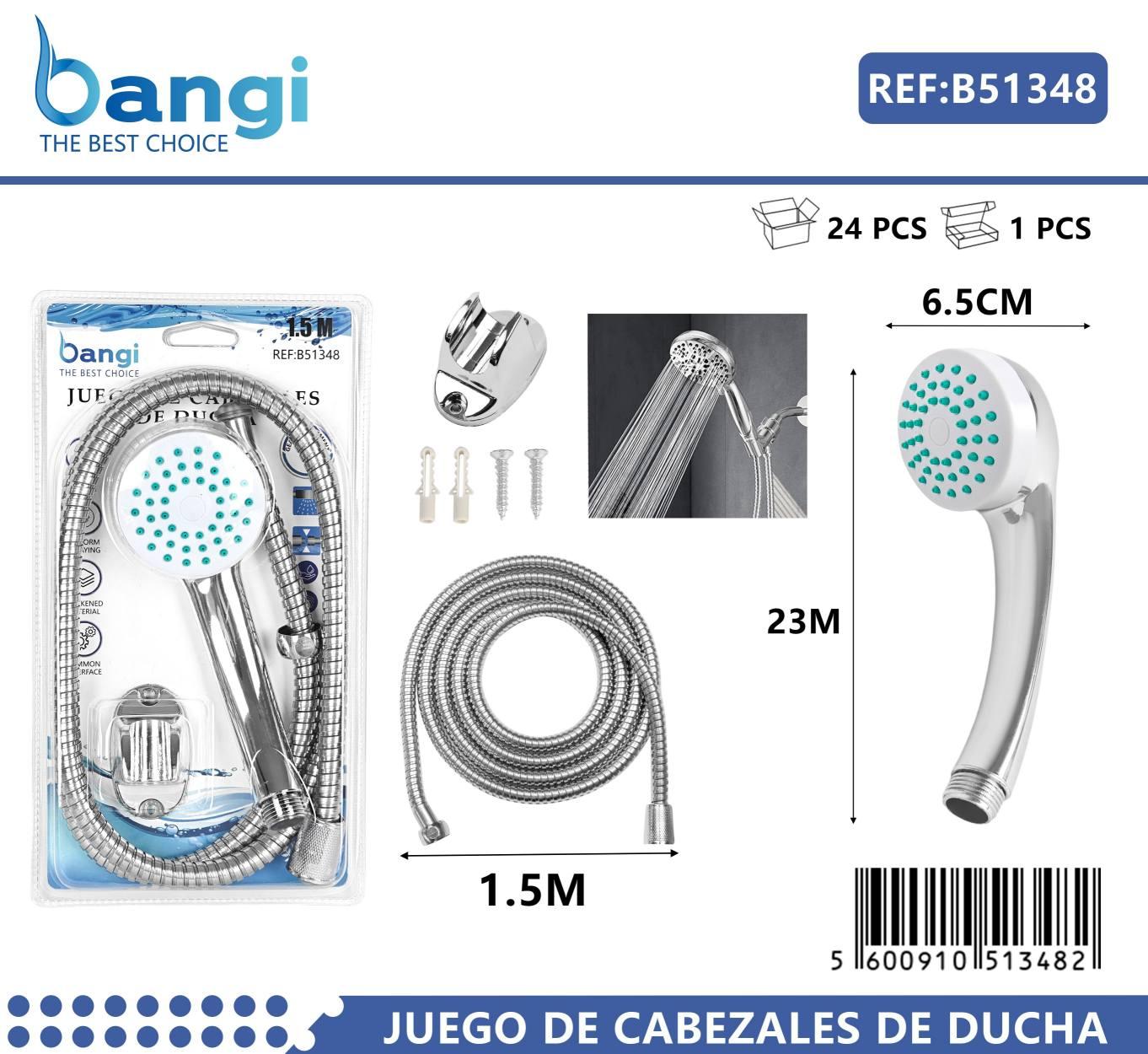 Juego de rociadores, 1,5 m, colores verde y blanco