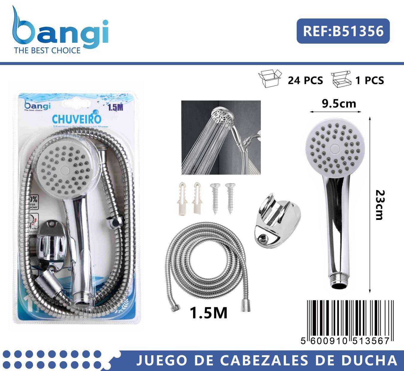 Juego de rociadores, 1,5 m, color gris, modelo B51356