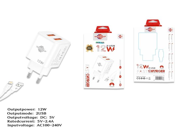 Cargador, 12 W, modelo OCD-27P