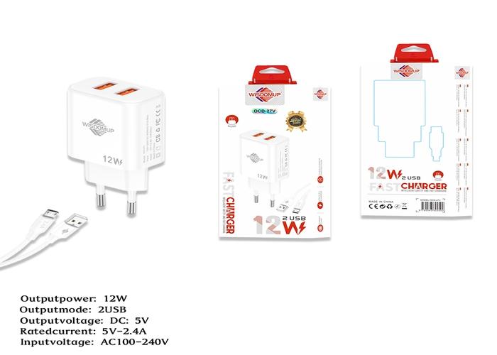 Cargador, 12 W, modelo OCD-27V