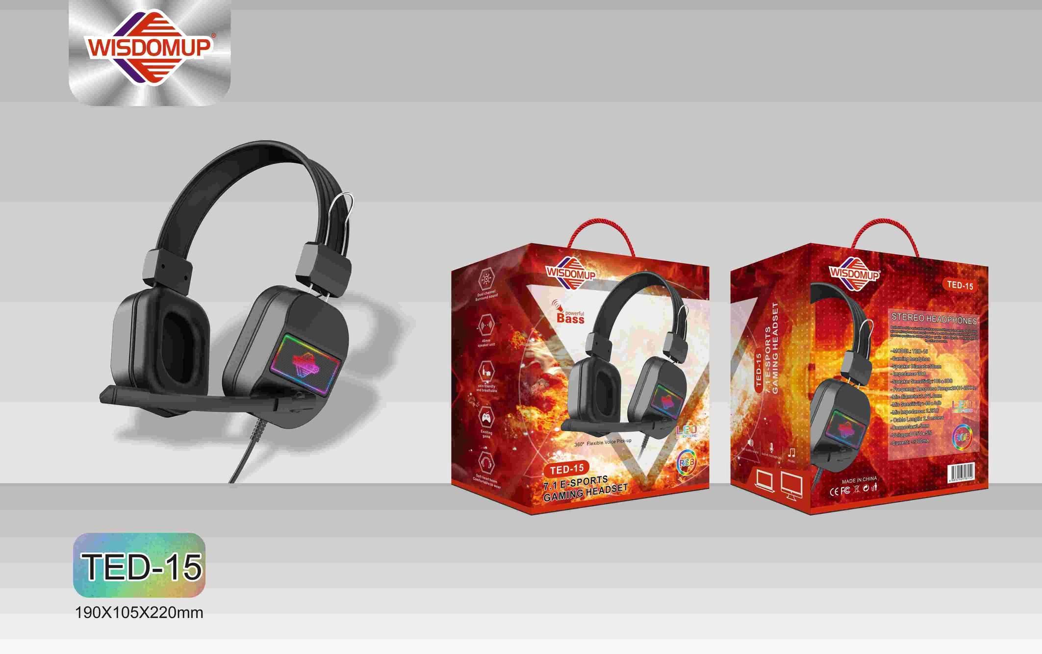Auriculares supraaurales, modelo TDE-15