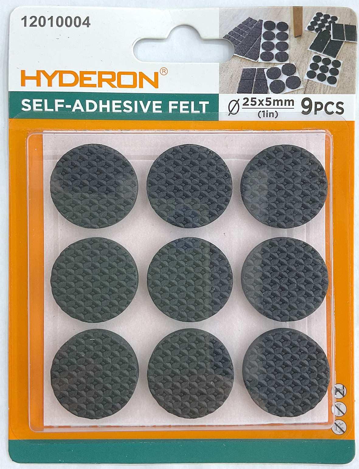Protector para pata de mueble, 25 mm, 9 piezas, modelo 12010004