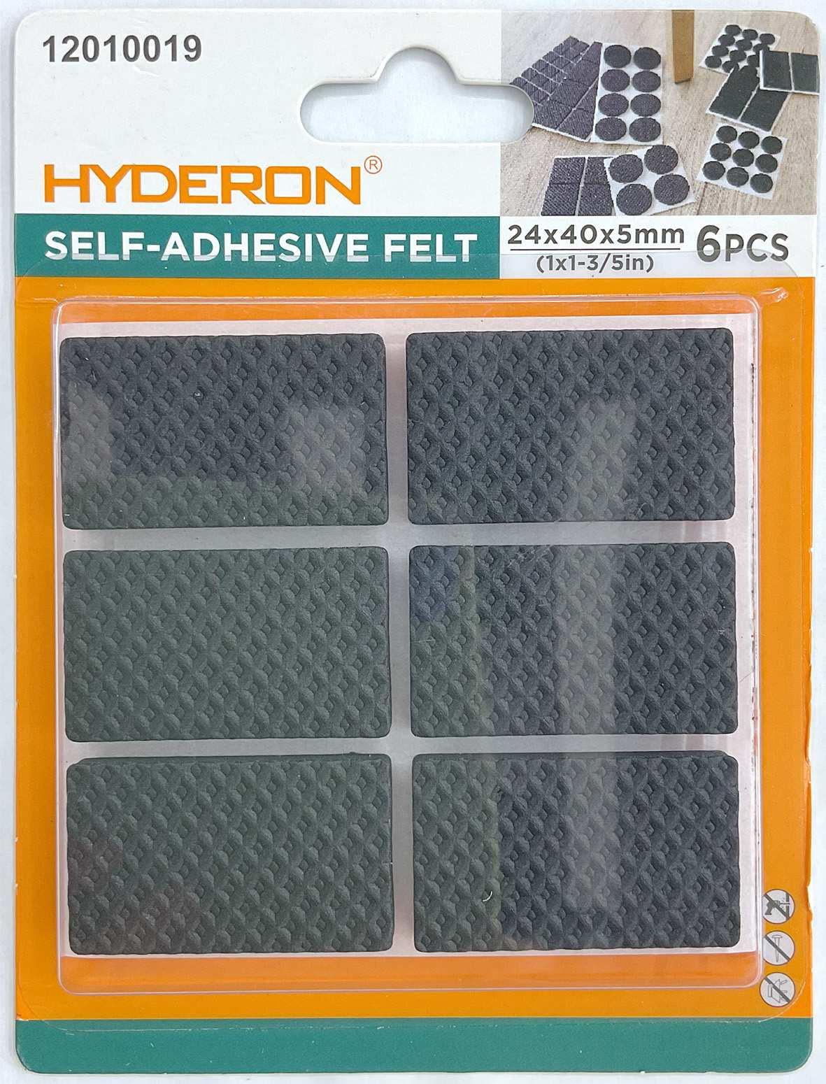 Protector para pata de mueble, 24 × 40 mm, 6 piezas, modelo 12010019