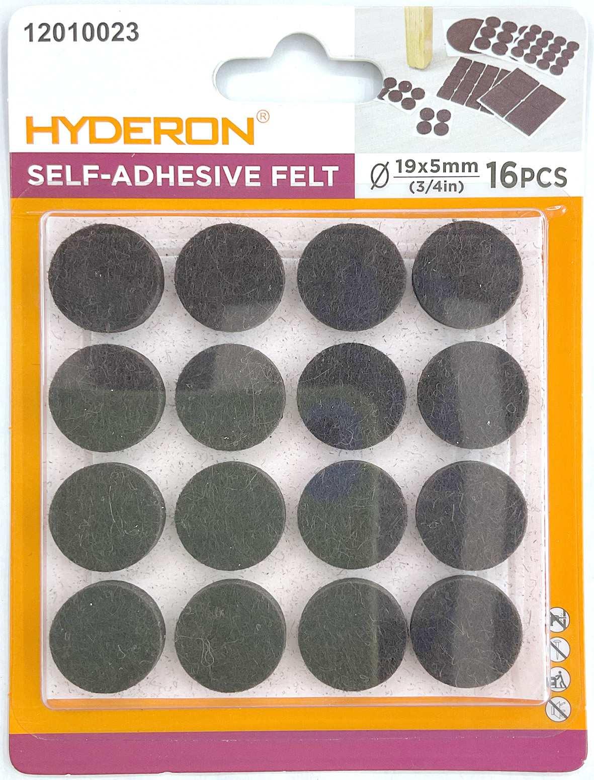 Protector para pata de mueble, 19 mm, 16 piezas, modelo 12010023