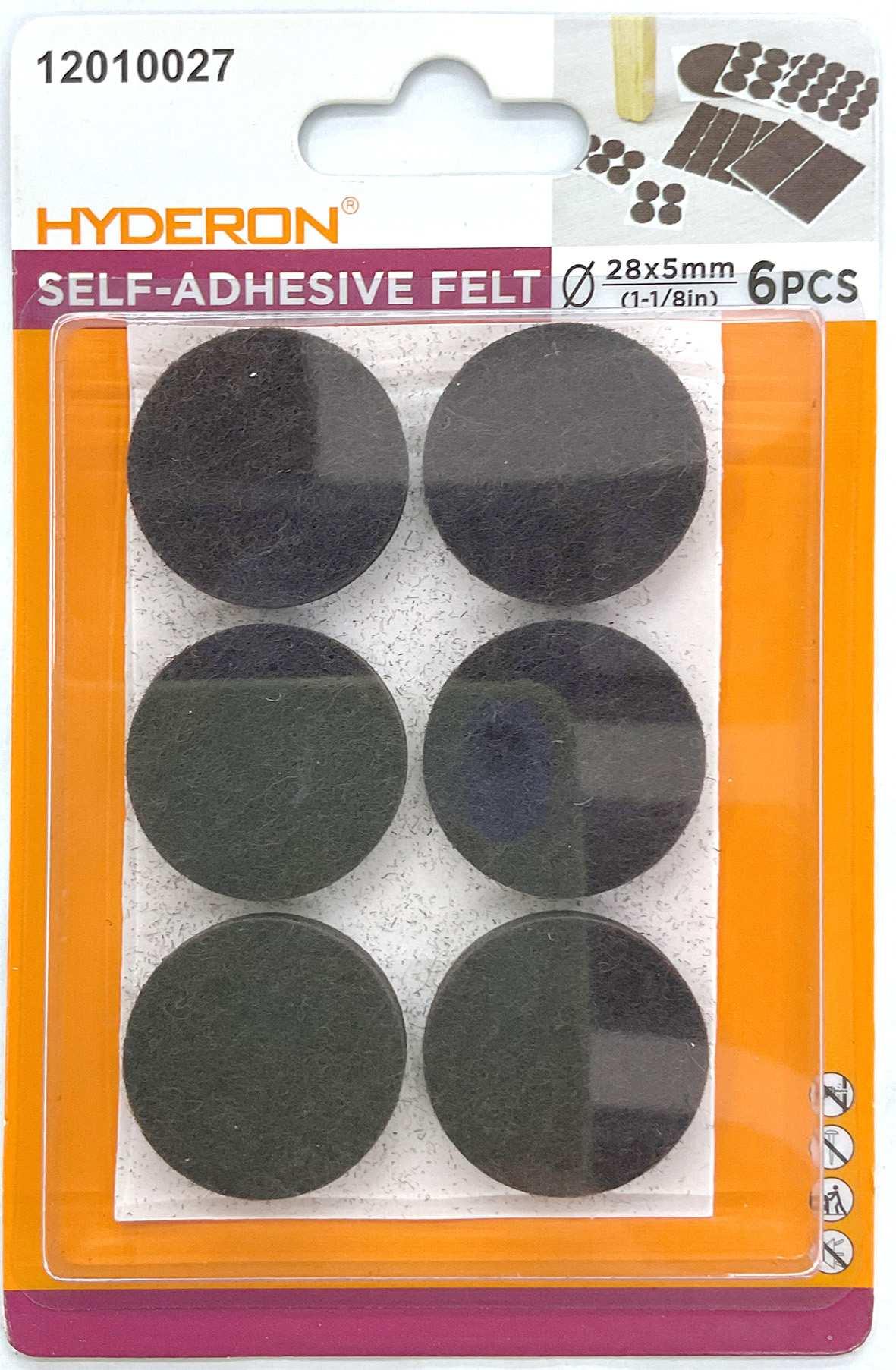 Protector para pata de mueble, 28 mm, 6 piezas, modelo 12010027