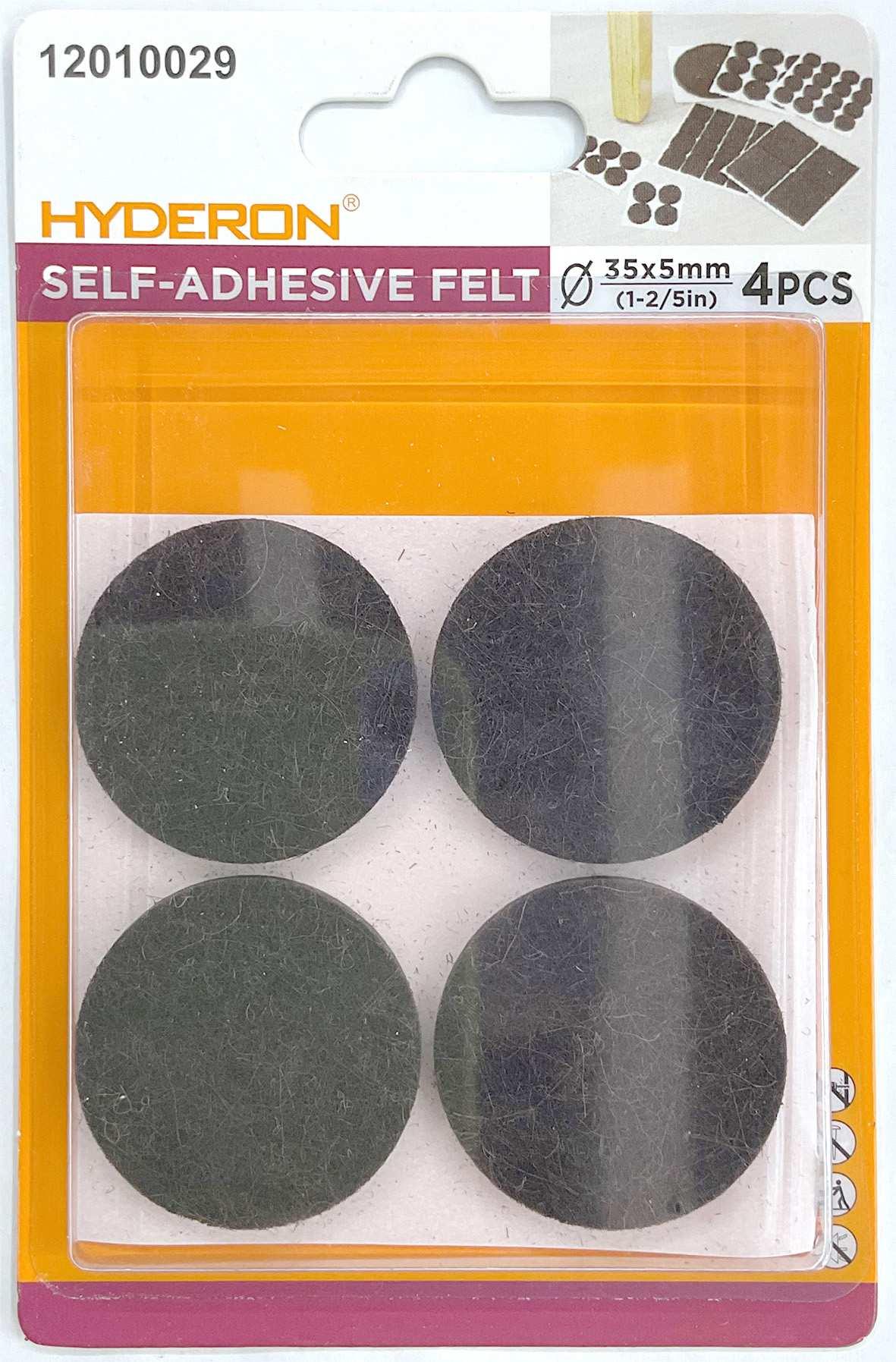 Protector para pata de mueble, 35 mm, 4 piezas, modelo 12010029