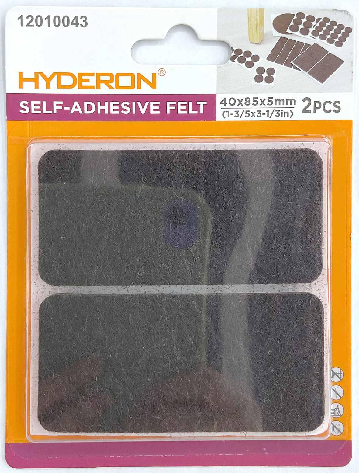 Protector para pata de mueble, 40 × 85 mm, 2 piezas, modelo 12010043