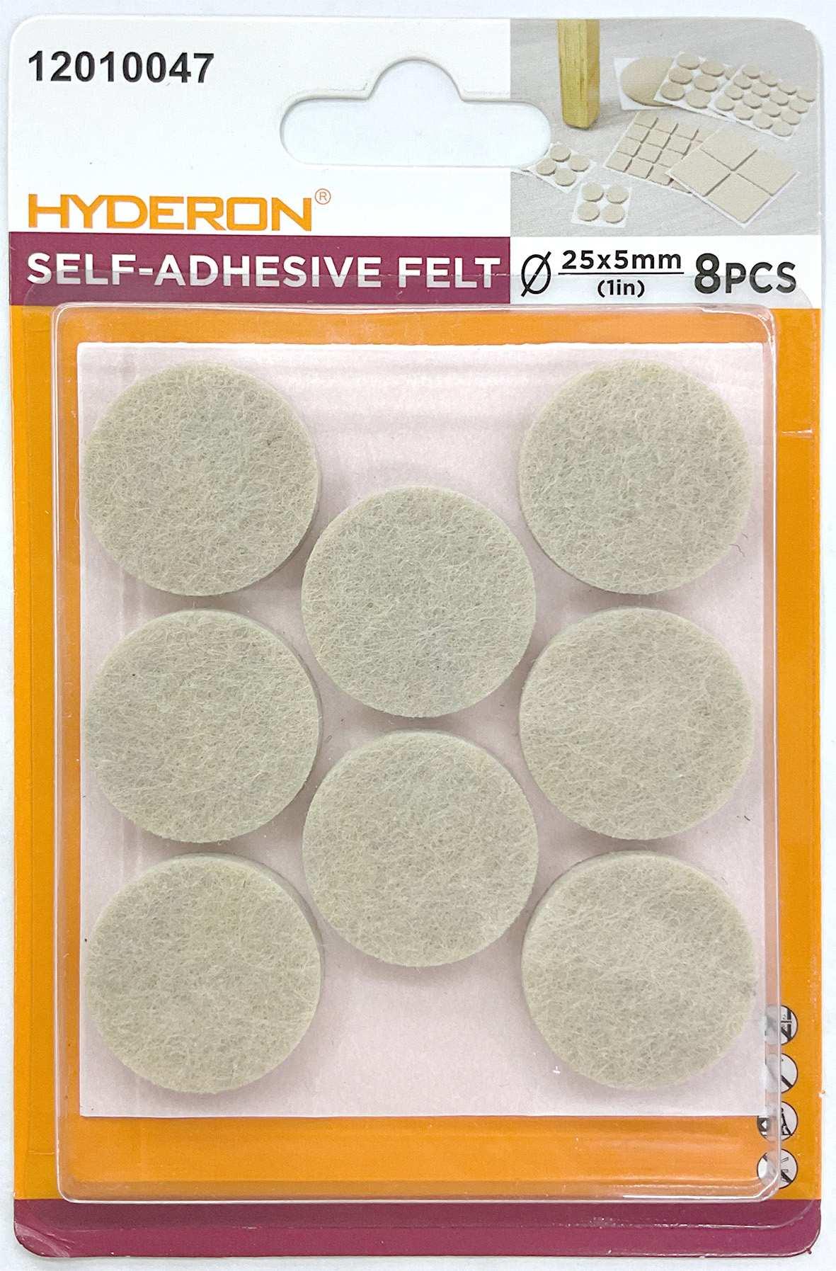 Protector para pata de mueble, 25 mm, 8 piezas, modelo 12010047