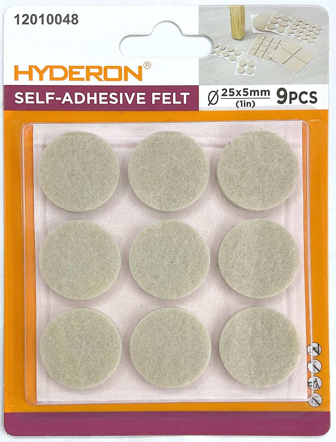 Protector para pata de mueble, 25 mm, 9 piezas, modelo 12010048