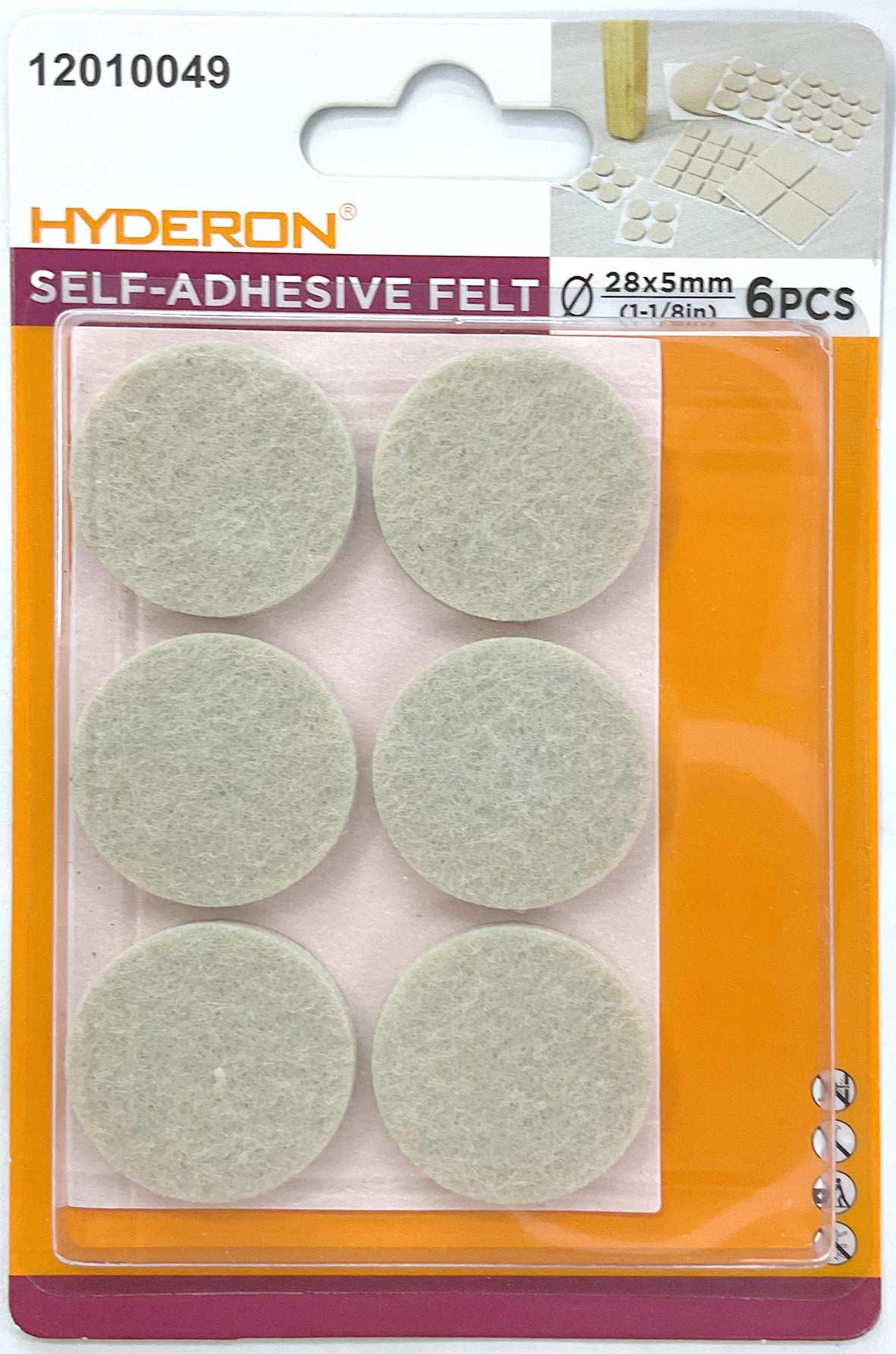 Protector para pata de mueble, 28 mm, 6 piezas, modelo 12010049