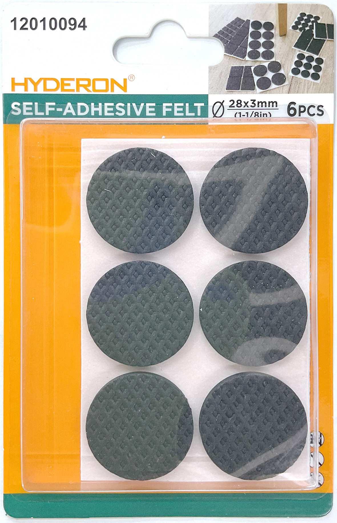 Protector para pata de mueble, 28 mm, 6 piezas, modelo 12010094