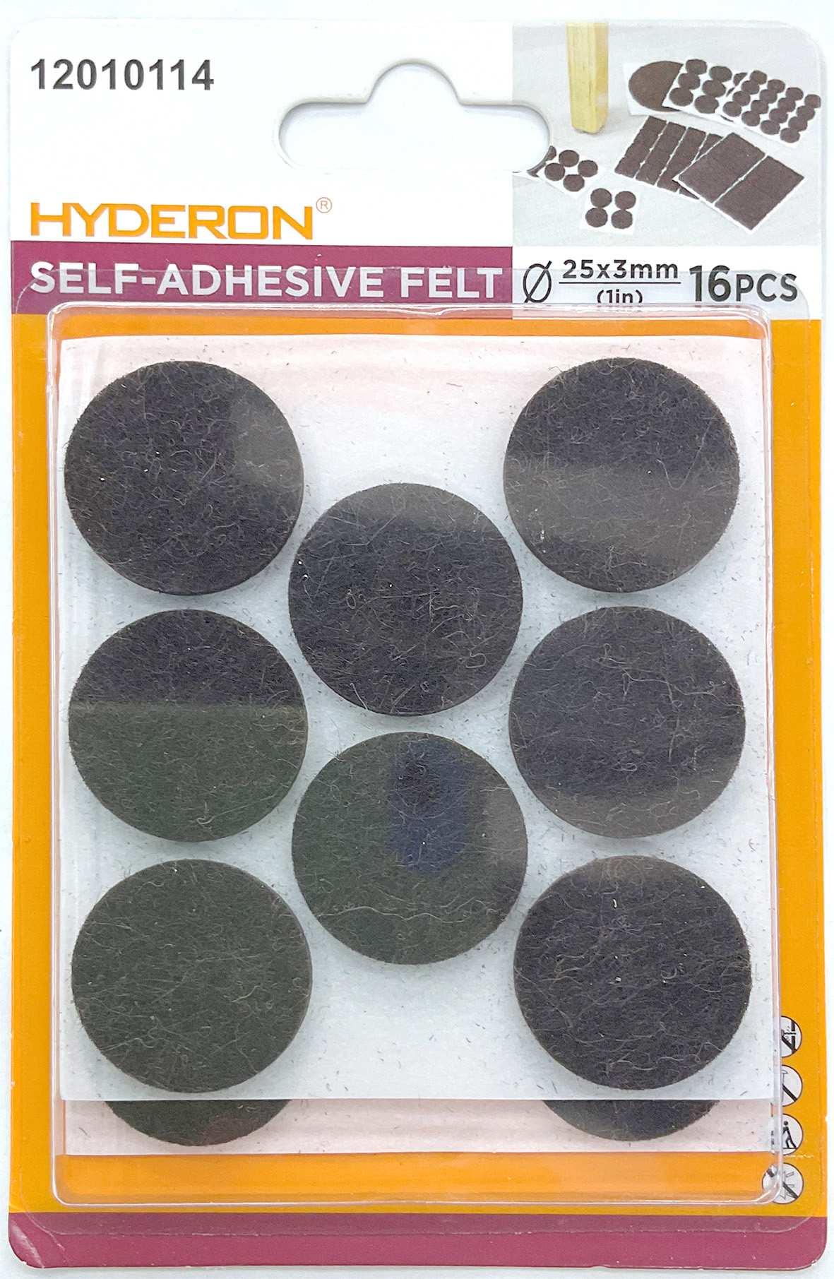 Protector para pata de mueble, 25 mm, 16 piezas, modelo 12010114