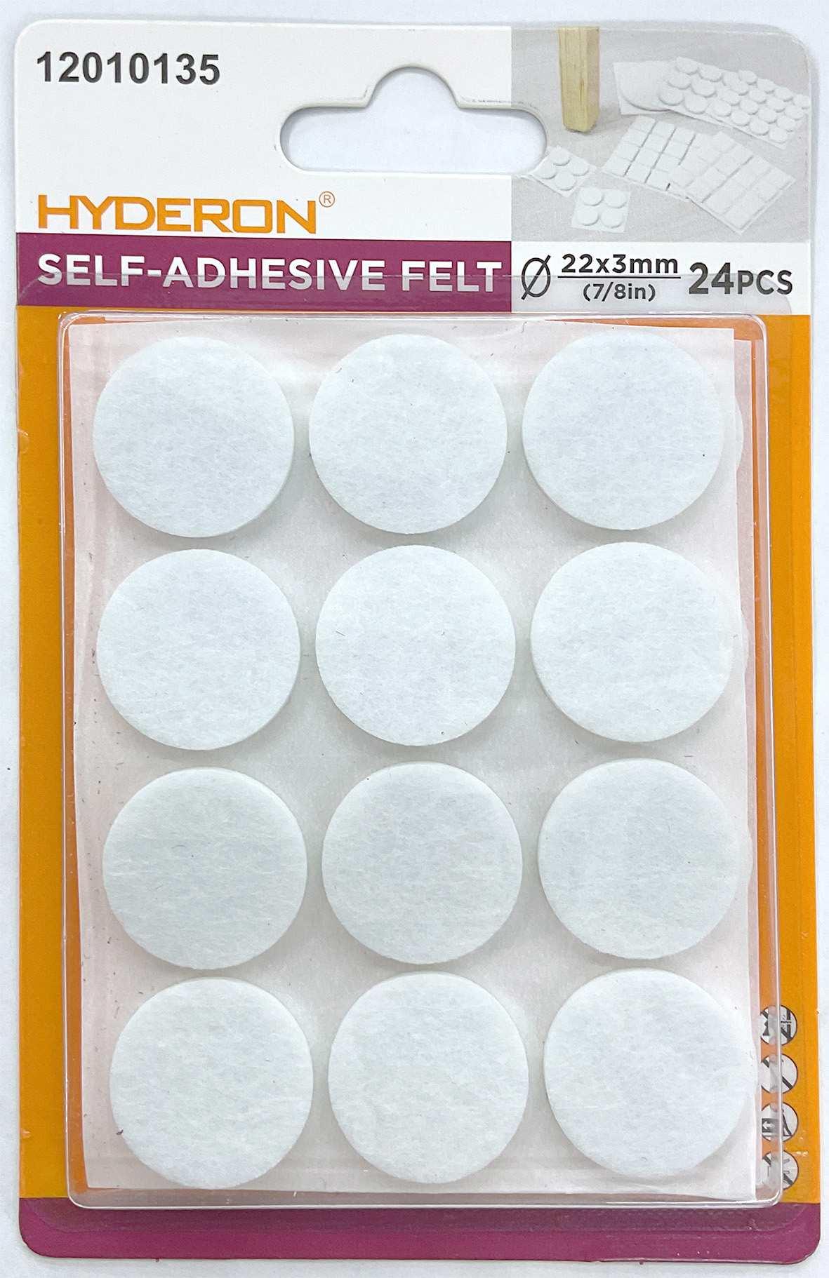 Protector para pata de mueble, 22 mm, 24 piezas, modelo 12010135