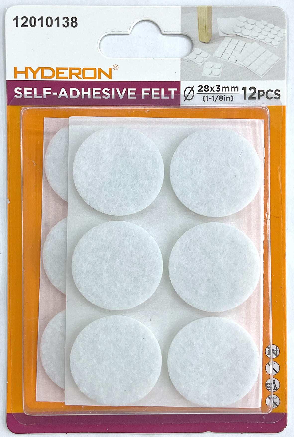 Protector para pata de mueble, 28 mm, 12 piezas, modelo 12010138