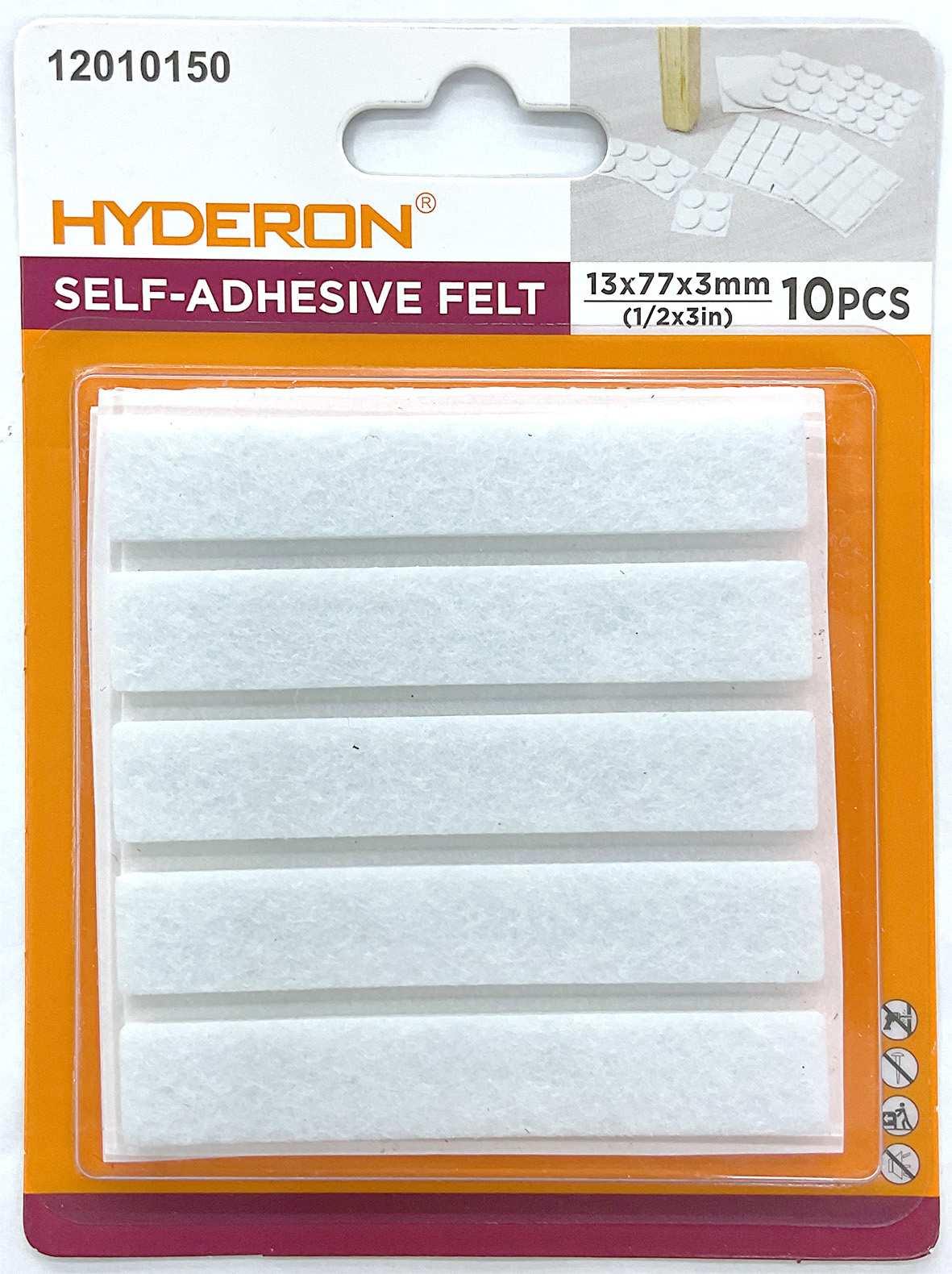 Protector para pata de mueble, 13 × 77 mm, 10 piezas