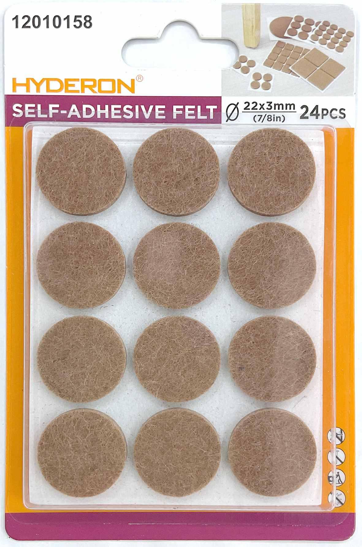 Protector para pata de mueble, 22 mm, 24 piezas, modelo 12010158