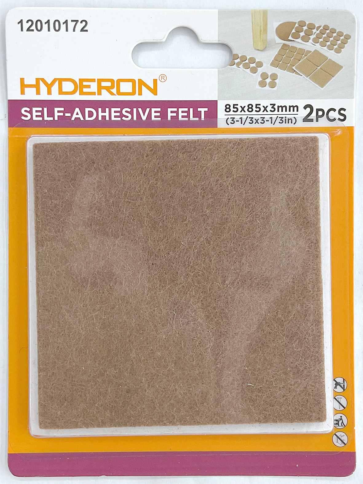Protector para pata de mueble, 85 × 85 mm, 2 piezas, modelo 12010172