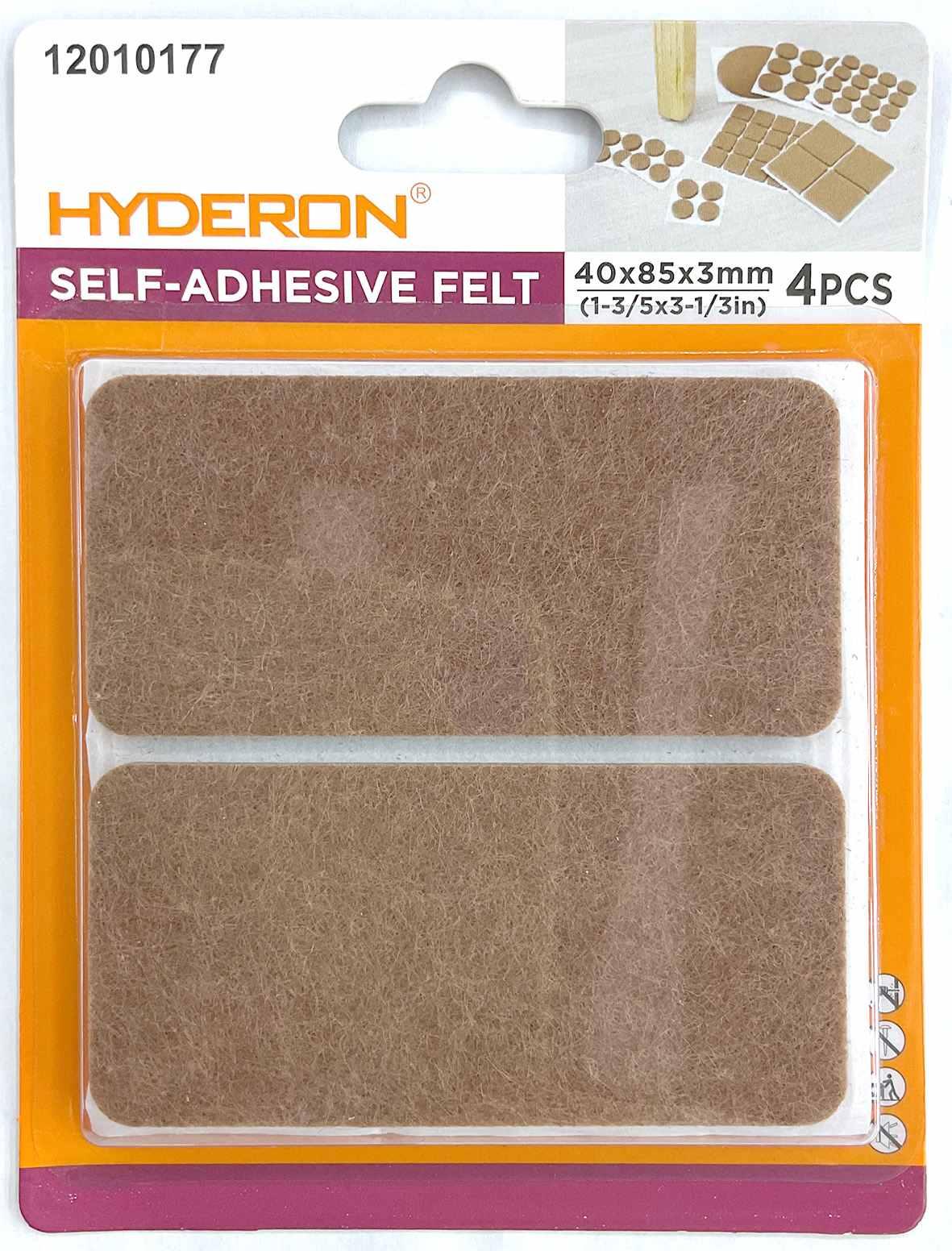 Protector para pata de mueble, 40 × 85 mm, 4 piezas, modelo 12010177