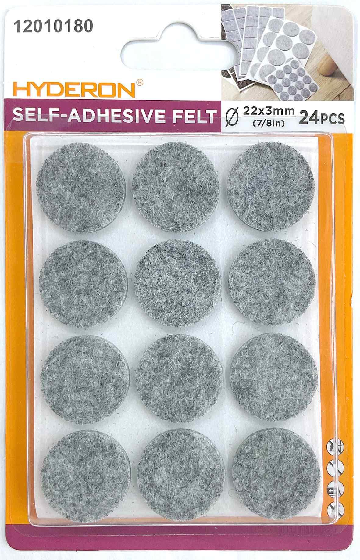 Protector para pata de mueble, 22 mm, 24 piezas, modelo 12010180