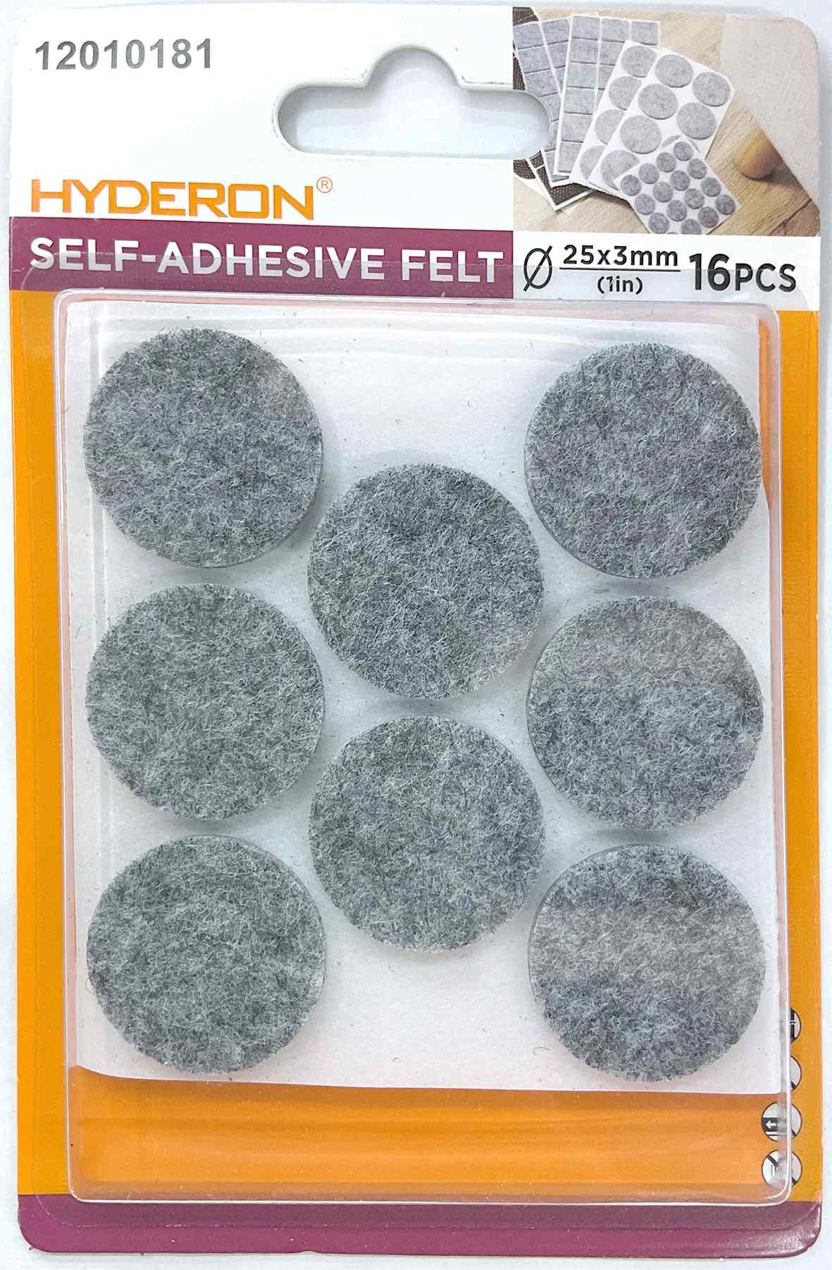 Protector para pata de mueble, 25 mm, 16 piezas, modelo 12010181