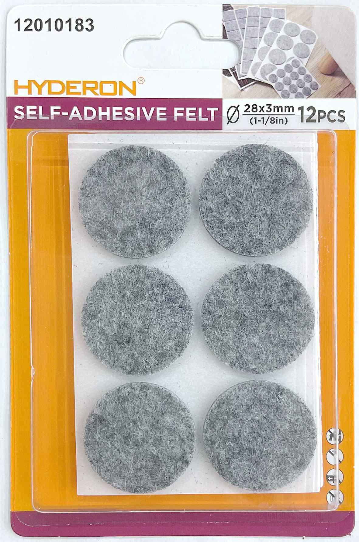 Protector para pata de mueble, 28 mm, 12 piezas, modelo 12010183