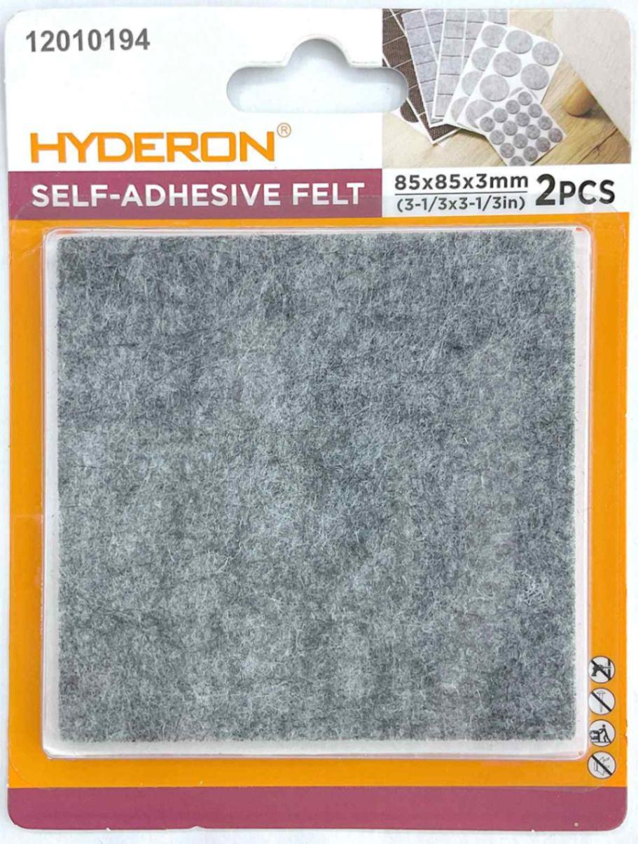Protector para pata de mueble, 85 × 85 mm, 2 piezas, modelo 12010194