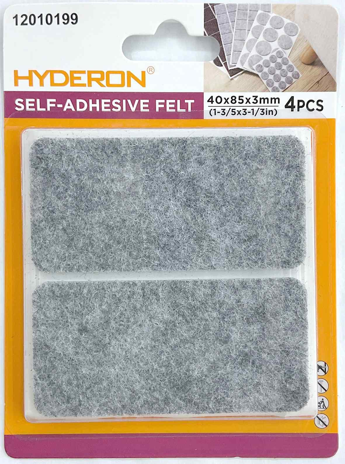 Protector para pata de mueble, 40 × 85 mm, 4 piezas, modelo 12010199