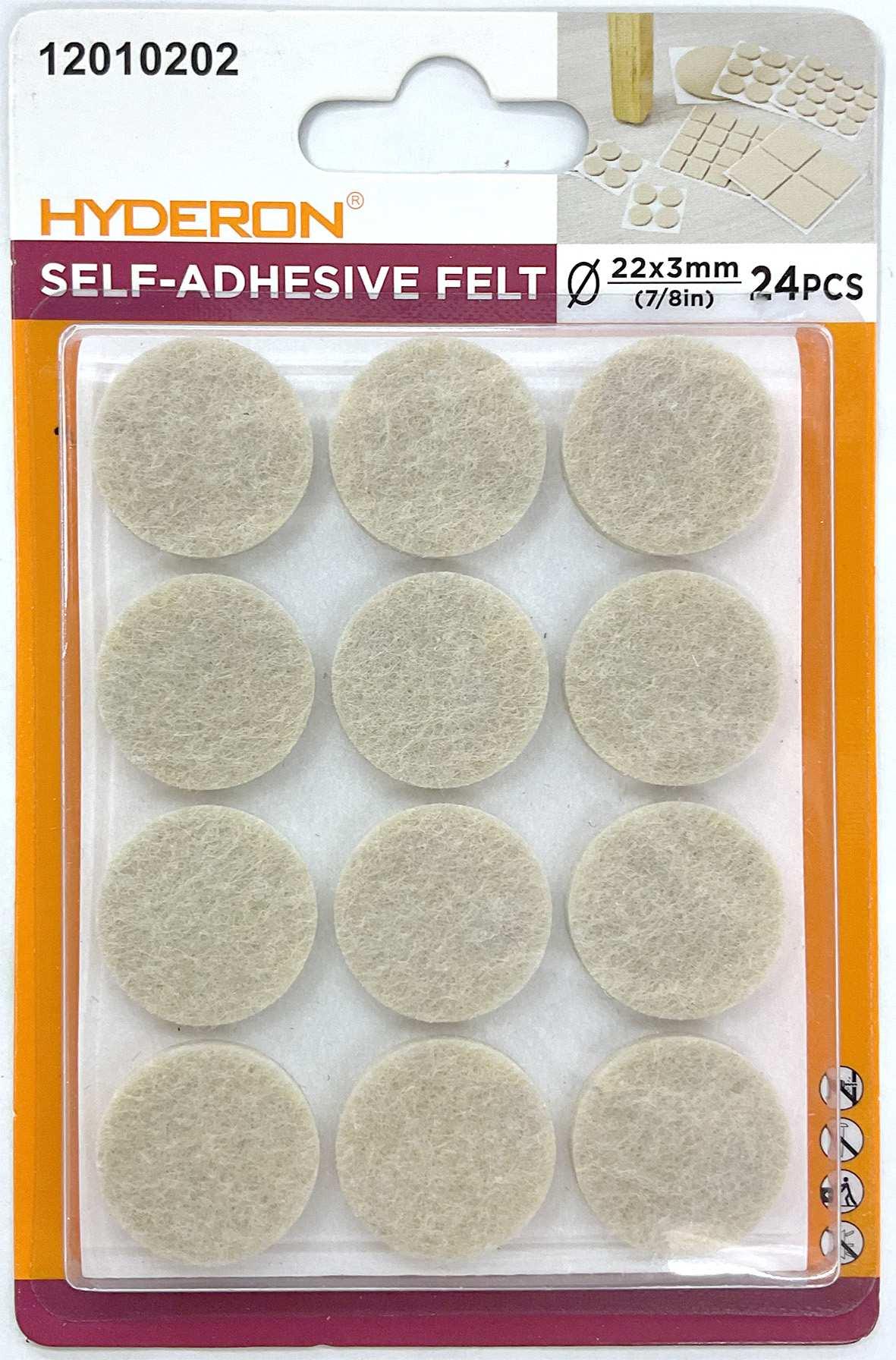 Protector para pata de mueble, 22 mm, 24 piezas, modelo 12010202