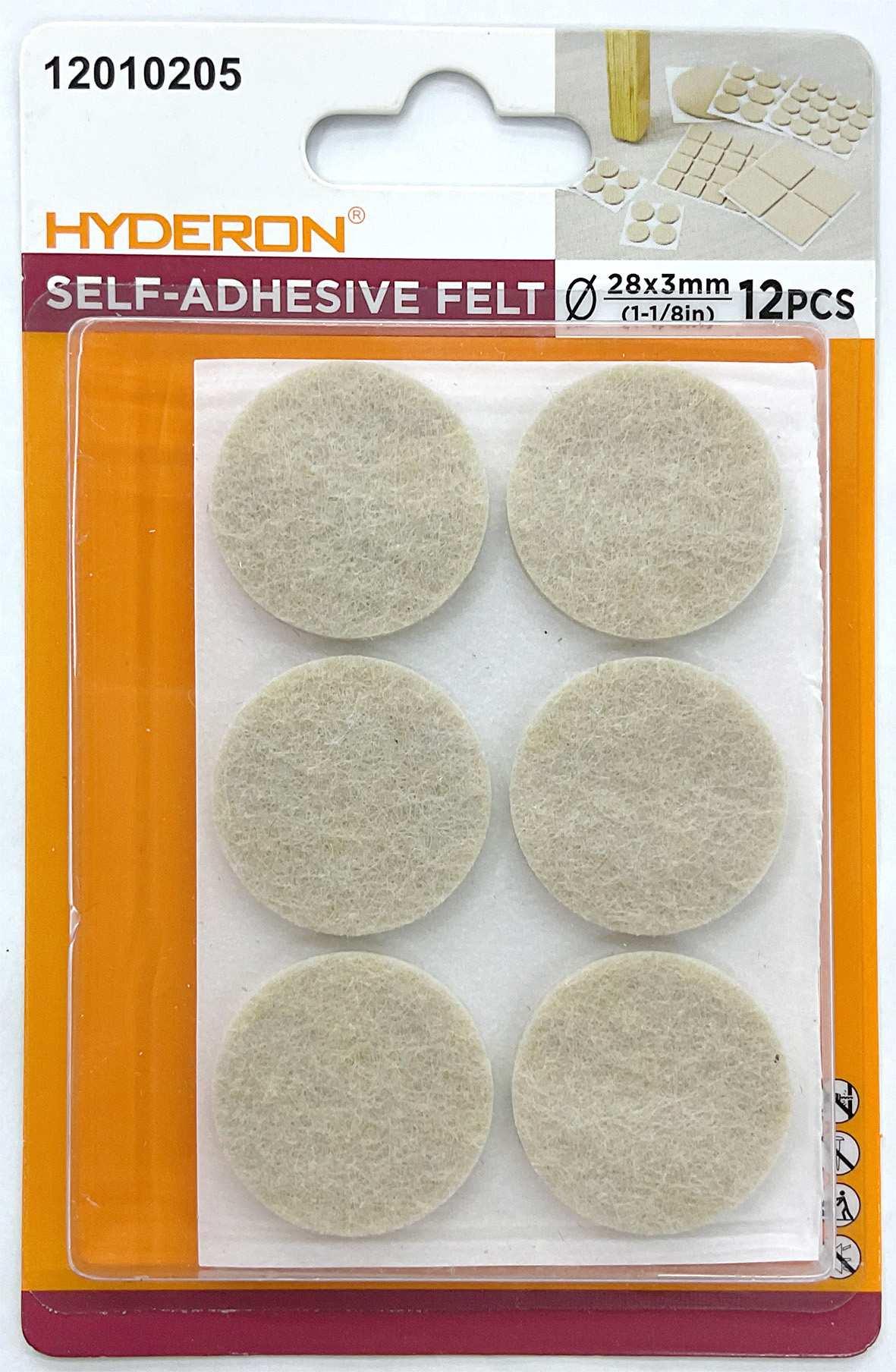 Protector para pata de mueble, 28 mm, 12 piezas, modelo 12010205