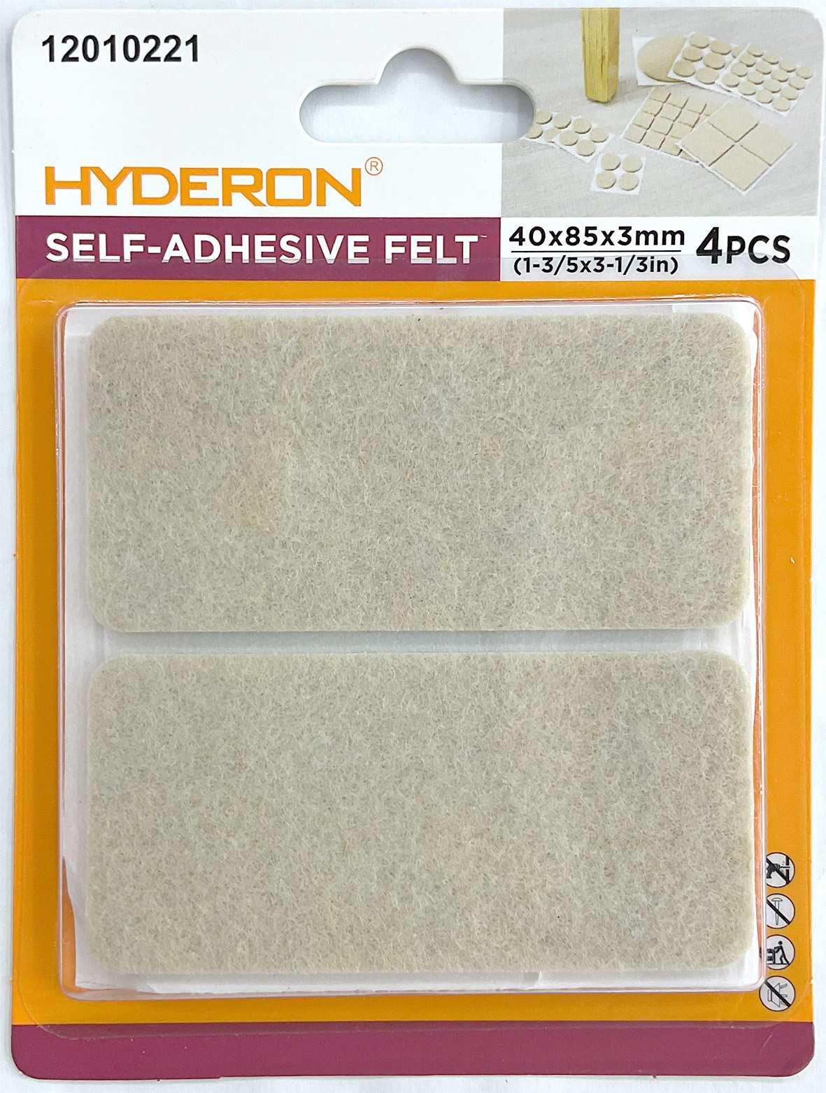 Protector para pata de mueble, 40 × 85 mm, 4 piezas, modelo 12010221