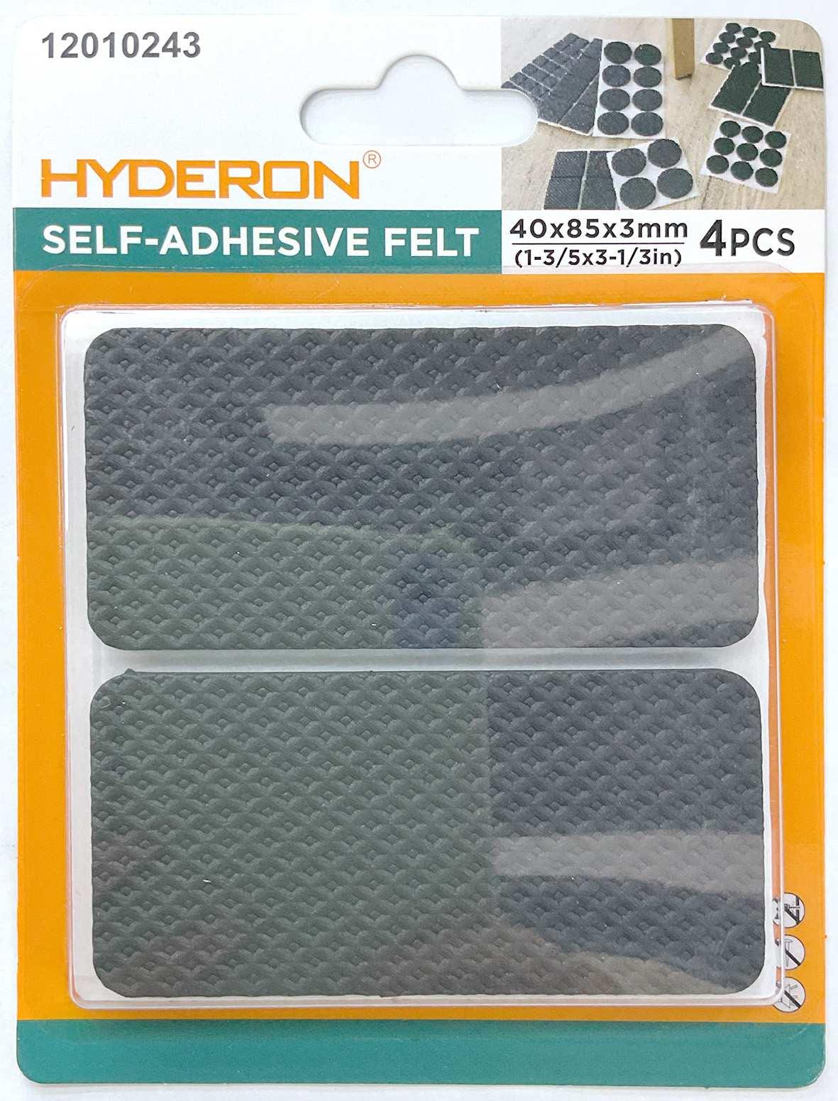 Protector para pata de mueble, 40 × 85 mm, 4 piezas, modelo 12010243