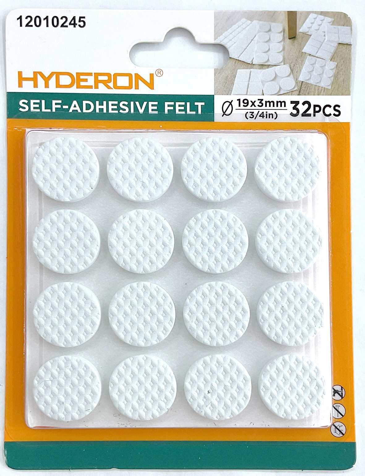 Protector para pata de mueble, 19 mm, 32 piezas, modelo 12010245