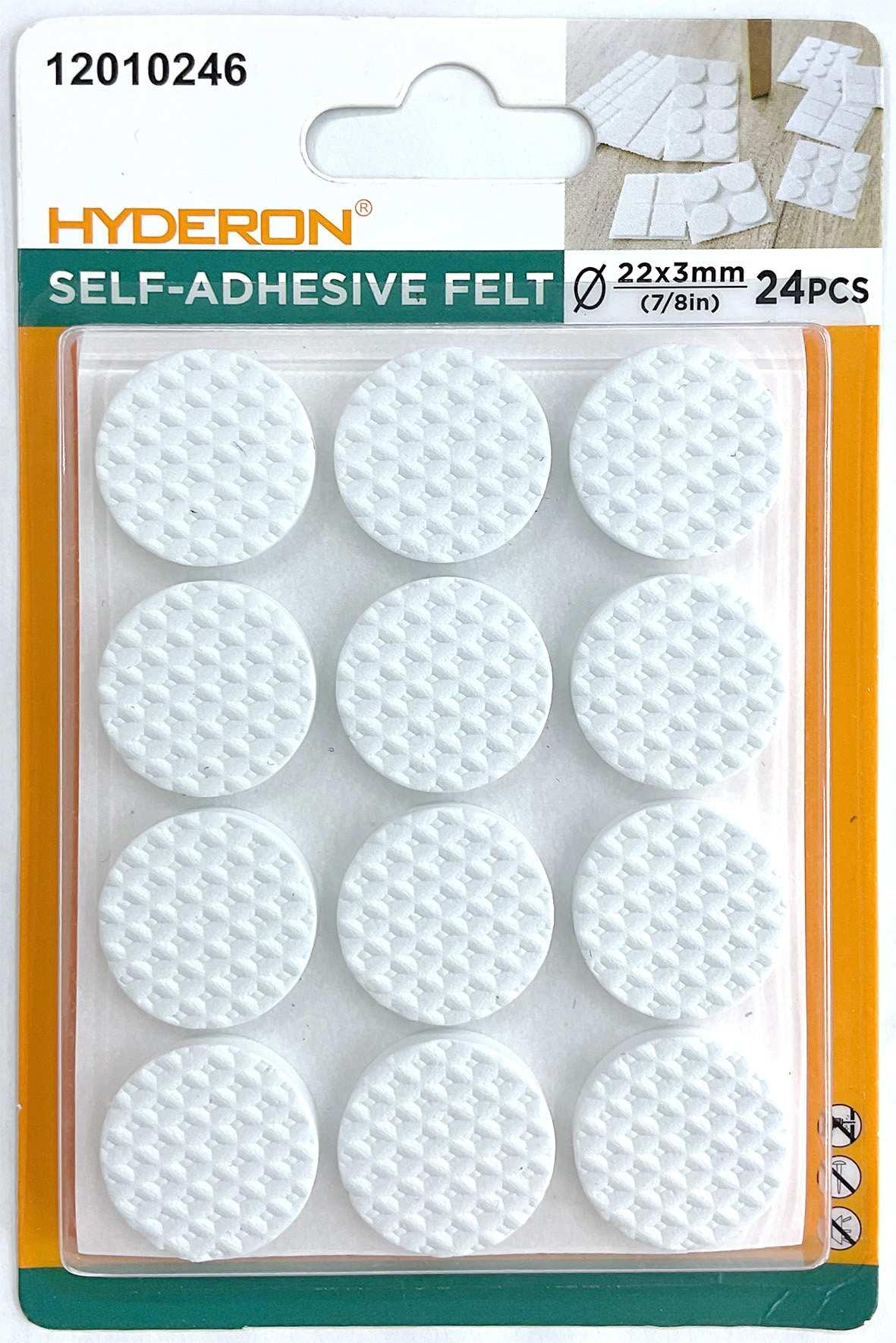 Protector para pata de mueble, 22 mm, 24 piezas, modelo 12010246