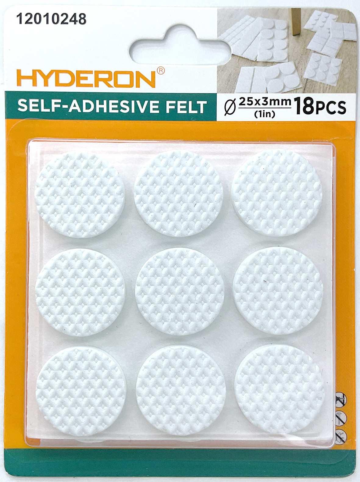 Protector para pata de mueble, 25 mm, 18 piezas, modelo 12010248