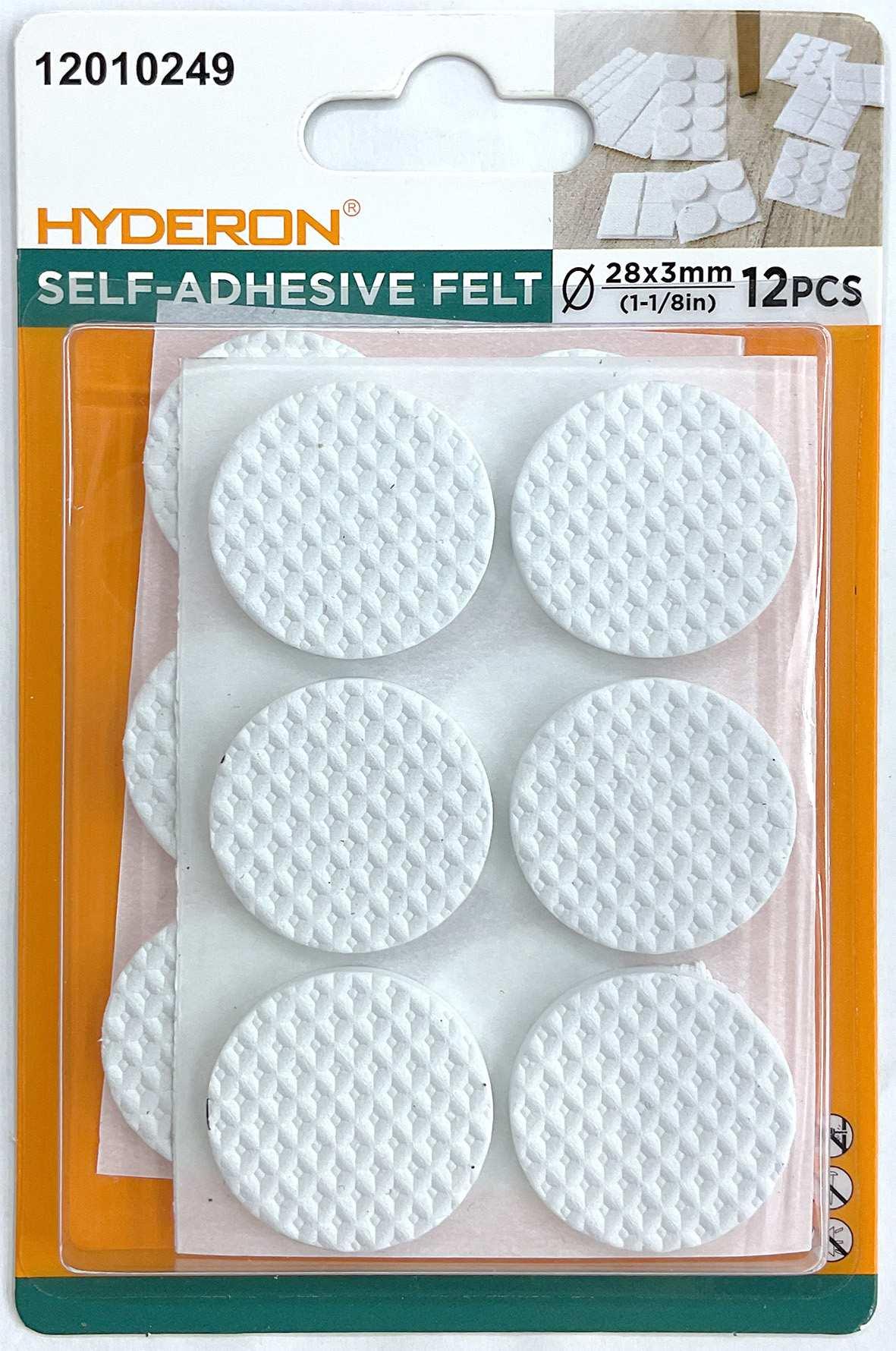Protector para pata de mueble, 28 mm, 12 piezas, modelo 12010249