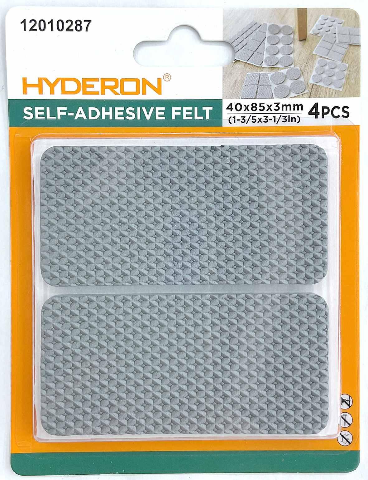 Protector para pata de mueble, 40 × 85 mm, 4 piezas, modelo 12010287