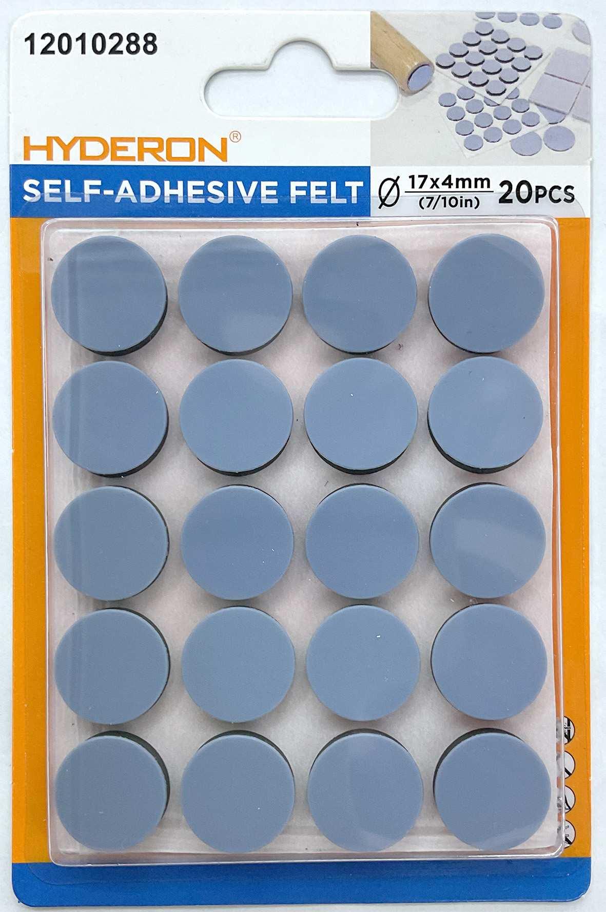 Protector para pata de mueble, 17 mm, 20 piezas, modelo 12010288