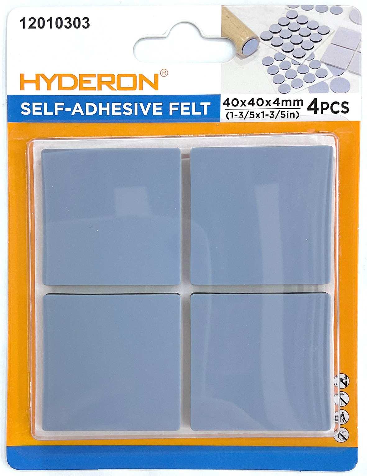 Protector para pata de mueble, 40 × 40 mm, 4 piezas, modelo 12010303